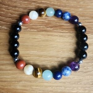 Chakra Bead Handcrafted Stretch Bracelets